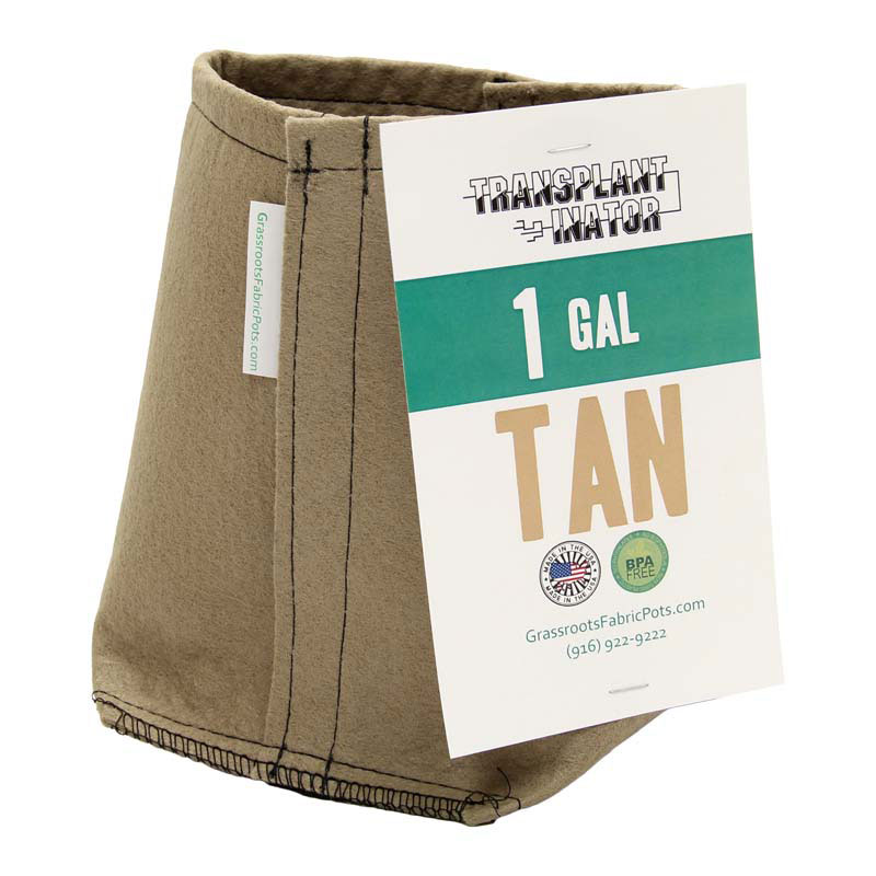 1 Gallon Tan Transplant Pot