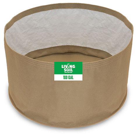 100 Gallon Living Soil Fabric Pot