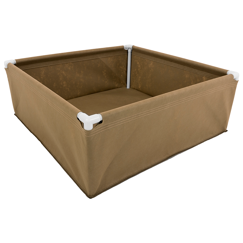4x4 Basic Raised Bed Side Angle