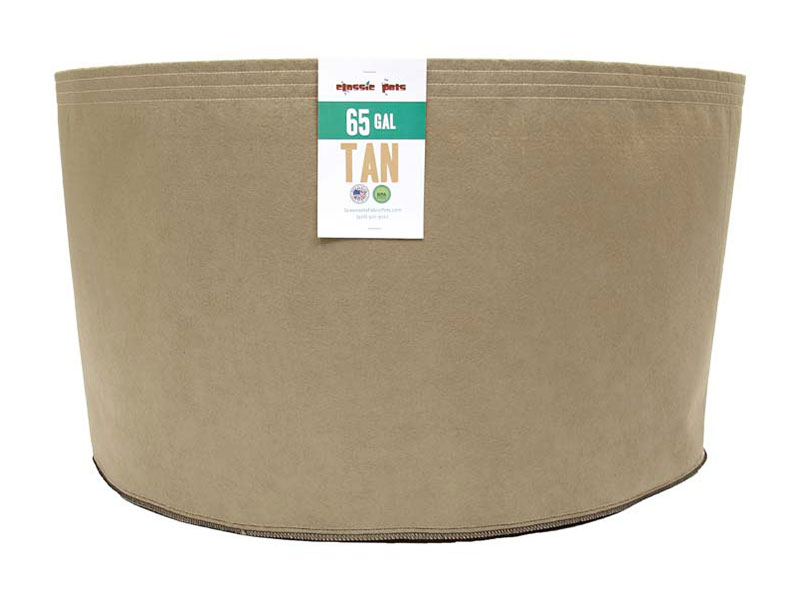 100 Gallon Tan Classic Fabric Pot
