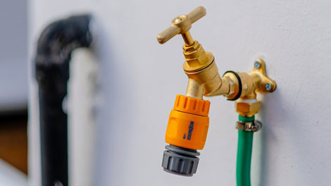 Less water usage